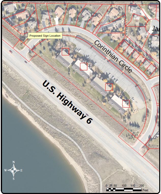 Corinthian Hills Sign Map